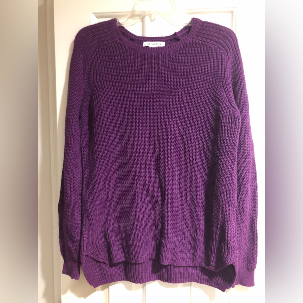 Liz Claiborne purple sweater